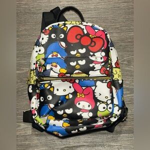 Hello Kitty and Friends 10" faux leather mini backpack